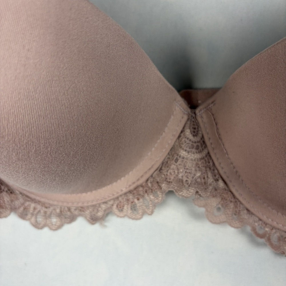 Lucky Brand Women's Lace Bra Muted Nude Pink Size 34C NWOT‎ - Picture 7 of 8